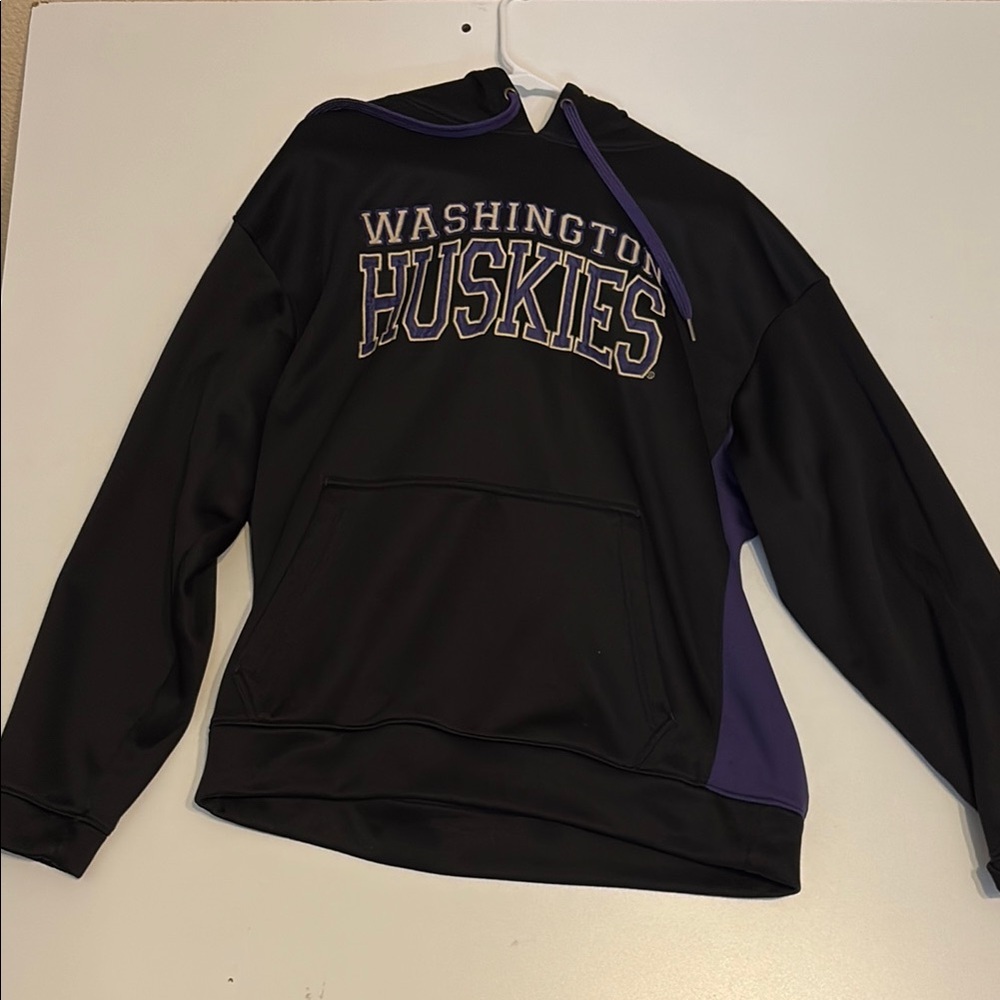 Washington Huskies Black and Purple Hoodie